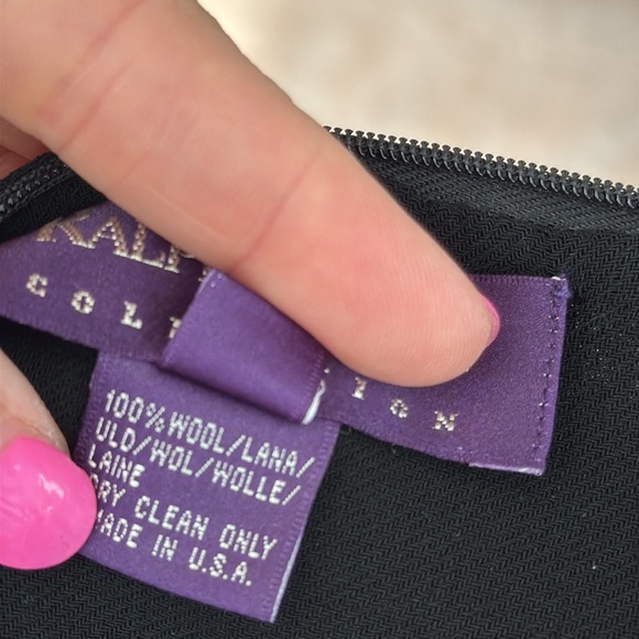 Ralph Lauren Purple Label Black Dress Size 8 - Picture 7 of 7